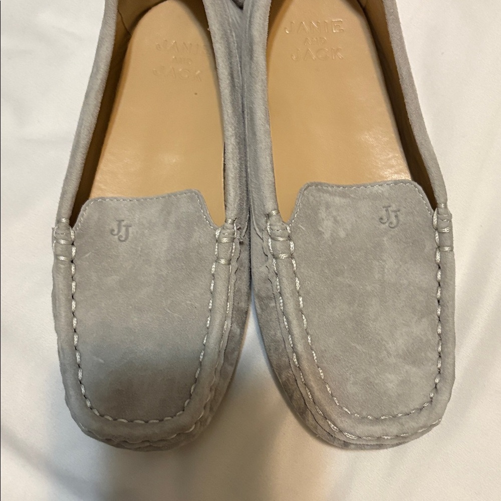 Gray kids Loafers Janie and Jack